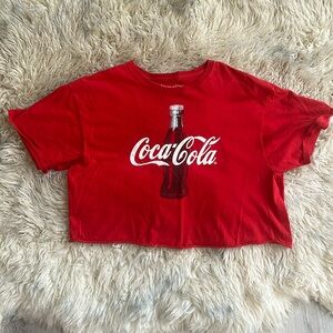 Coca-Cola Oversized Crop Top